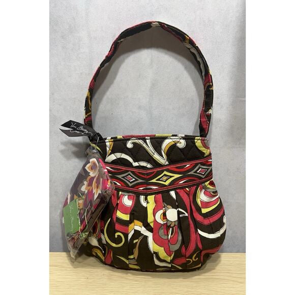 Vera Bradley Puccini Morgan Shoulder Bag & Zippered Card Coin Attached NWT - Picture 2 of 7